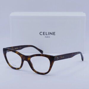 Celine Eyeglasses CL50005I 054 Red Havana 49mm New & Authentic